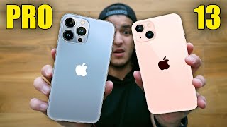 iPHONE 13 PRO MAX vs iPHONE 13 [upl. by Ajnos]