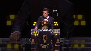 RODRI BALLON DOR is JUSTICE for Spanish football 🏆 shorts soccer [upl. by Rakel]