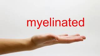 How to Pronounce myelinated  American English [upl. by Inad15]