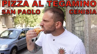 Pizza al tegamino SAN PAOLO e CENISIA a Torino [upl. by Pfeifer3]