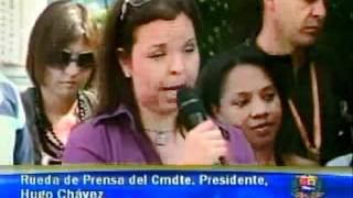 Chávez a Andreína Flores quotRespeta para que te respetenquotmp4 [upl. by Clancy]