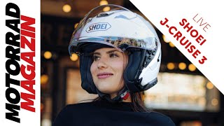 Komfort und Sicherheit auch als offener Helm – Shoei JCruise 3 [upl. by Amle641]