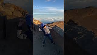 On top of Haleakalā volcano with my sons 2023 December Maui Hawaï [upl. by Haon]