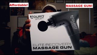 60 Aduro Sport Elite Recovery MASSAGE GUN Unbox amp Review [upl. by Flory]