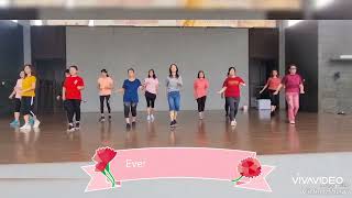 Every Move You Make Line Dance  Demo by Vivian Dance [upl. by Yard]