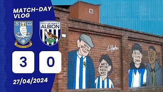 Sheffield Wednesday Vs West Bromwich Albion SWFC 3 – 0 WBAFULL MATCHDAY VLOG [upl. by Olivann627]