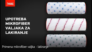 Lakiranje parketa Beorol mikrofiber valjcima [upl. by Eelek]