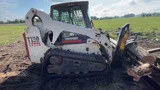 Lot 7 Bobcat T190 Cab Skid Steer wTracks amp Bucket wTeeth [upl. by Peskoff]