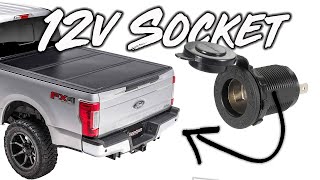 Installing a 12v Socket in the Bed of my Truck  12v SetPower Cooler [upl. by Yslek]