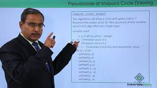 Midpoint Circle Drawing Algorithm Pseudocode [upl. by Vedetta]