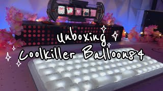 The most beautiful keyboard I’ve ever seen Coolkiller Balloon84 unboxing [upl. by Aikahs]