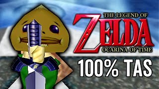 Ocarina of Time 100 TAS No SRM by PancakeTurtle and Migu Commentated [upl. by Robma]