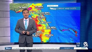 WPTV First Alert Weather Forecast Sunday Dec 17 2023 [upl. by Navak250]