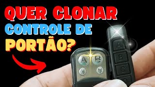 Como Configurar Controle Copiador Clone e Duplicador 4 em 1 Mini Portão Eletrônico RCG PPA e Garen [upl. by Rumilly742]