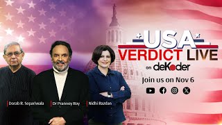 2024 US Verdict Live  Harris vs Trump – who will take the lead [upl. by Atsocal160]