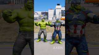 RANDOM SPIDERMAN VS CAPTAINHULK BATTLE gta5 hulk spiderman [upl. by Ettezil666]