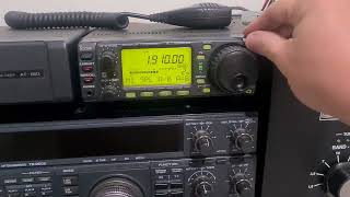 Icom IC 706MKIIG  AT180  IC2KL amplifier [upl. by Anauq]