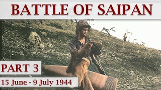 Battle of Saipan 1944  Part 3 – The End on Saipan [upl. by Kovacev184]