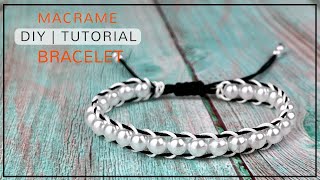 DIY Your Beaded Bracelet How to Make a Braided Bracelet in 10 Minutes Jewelry Making Tutorials A94 [upl. by Eah238]