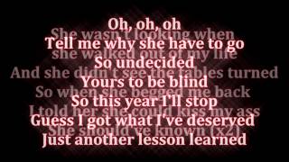 Iyaz  Lesson Learned Lyrics Video HD [upl. by Modeste]