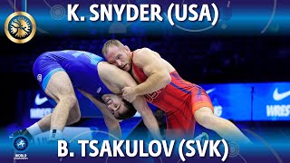 Kyle Snyder USA vs Batyrbek Tsakulov SVK  Final  World Championships 2022  97kg [upl. by Sukin928]