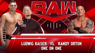 Randy Orton vs Ludwig Kaiser Full Match Gameplay 2k24 [upl. by Arod]