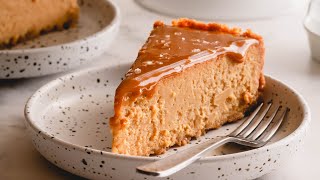 decadent dulce de leche cheesecake  NO CRACK [upl. by Akienom]