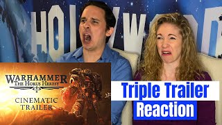 Warhammer 40k Triple Reaction Kill Team Space Marine Armouring and Horus Heresy [upl. by Lerual]