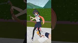 Eliminating Osana amp Raibaru with a scythe in Yandere Chan Simulator Android yanderesim shorts [upl. by Artemus]