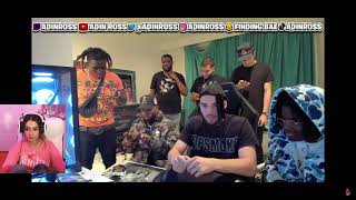 Saleenerz Reacts to Adin Ross amp Tory Lanez Freestyle on Stream [upl. by Michaella510]