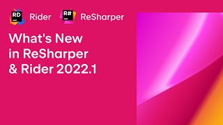 Whats New in ReSharper amp Rider 20221 [upl. by Adlesirc406]