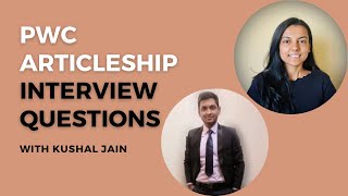 Interview Questions at PWC for CA Articleship charteredaccountant carticleship [upl. by Ninnette]