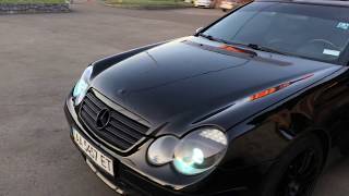 Mercedes Sportcoupe headlights tuning cl203 w203 Мерседес coupe [upl. by Oretos841]