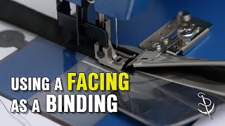 Discover the Secret of Using a Facing as Binding [upl. by Fauch]