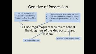 Latin for Beginners Lesson 13 Marking Possession in Latin [upl. by Sorips]