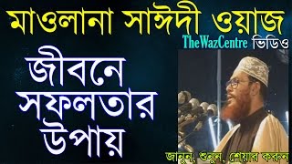 জীবনে সফলতার উপায় Mawlana Delwar Hossain Saidi Waz। [upl. by Jemimah553]