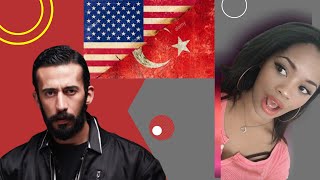 GAZAPİZM  ÖLÜLER DİRİLERDEN ÇALACAK TEPKİ  AMERICAN WIFE TURKISH RAP REACTION [upl. by Schargel685]