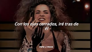 Gloria Trevi  Con Los Ojos Cerrados LetraVideo [upl. by Eehsar378]