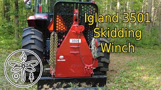 Igland 3501 Skidding Winch  Review and A Demonstration [upl. by Trauts925]