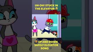 Elevator Safety for Kids 🎶 Sing Along with Purr Purr’s Safety Song 😻 [upl. by Lenard989]