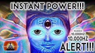 10000 Hz  INSTANT THIRD EYE STIMULATION WARNING 100 MOST POWERFUL THIRD EYE BINAURAL BEATS [upl. by Krisha510]