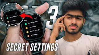 TOP 3 Secret Settings Of T800T900 Ultra Smart Watch  Change the Watch 🤔  Vibration issues solved [upl. by Guendolen]