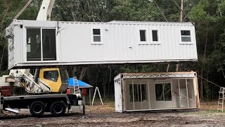 Brand new container home delivery in Florida [upl. by Glassman]