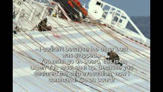 Costa Concordia emergency call Eng Sub [upl. by Dorotea]