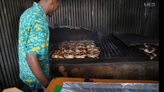 THE BEST JERK CHICKEN Ive had so far is at Scotchies in Mobay [upl. by Eam]