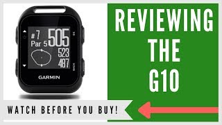 ✅ GARMIN APPROACH G10 HANDHELD GOLF GPS AN HONEST REVIEW [upl. by Minette]