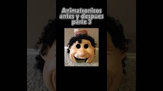 Animatronicos antes y despues  Parte 3 animatronicos chuckecheese Rockafire [upl. by Annauqahs721]