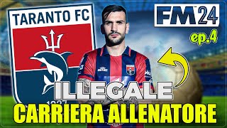 FM24 CARRIERA TARANTO ep4  ROAD TO SERIE A  FOOTBALL MANAGER 2024  MATERA è ILLEGALE [upl. by Radnaxela]