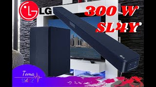 LG SL4Y Soundbar  Cаундбар Test [upl. by Witkin]