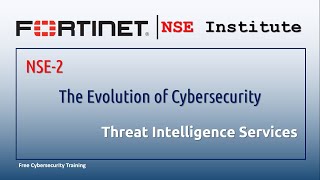 Fortinet NSE 2  Threat Intelligence Services  The Evolution of Cybersecurity Q amp A [upl. by Aaron]